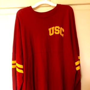 USC Large Unisex Varsity League Long Sleeve Shirt
